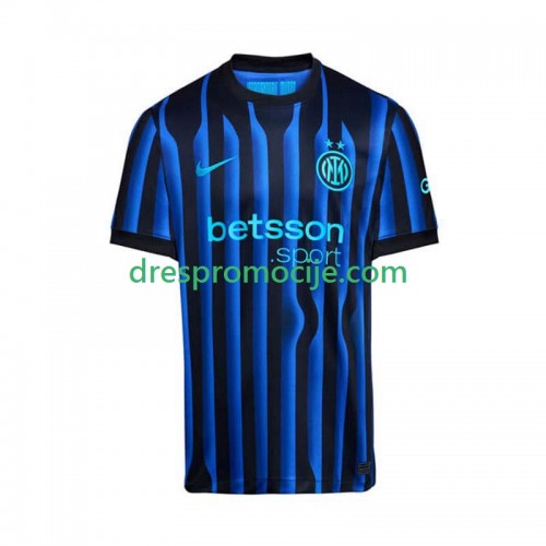 Inter Milan Dres Domaći 2025/2026 Kratkih Rukava Inter Milan Dres Domaći 2025/2026 Kratkih Rukava